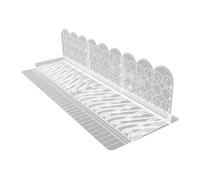 MotiveTech Protector de Fregadero de Cocina, Protector Trasero de Fregadero, Deflector de Agua para Baño, Lavavajillas, de Cocina, Hogar, Claro, Individual