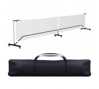 MotiveTech Red de Pickleball Portátil Red Entrenamiento Marco Soporte Secciones Desmontables Barrera Estable Ligera con Bolsa Transporte Adecuada para, Color to 1, con Ruedas
