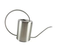 MotiveTech Regadera de Jardín con Larga, Regadera Cilíndrica Retro de Acero Inoxidable, 2000 Ml.