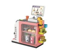 MotiveTech Registradora Infantil con Escáner | Realista, Caja Autoservicio Juguete con Accesorios, Multifuncional,
