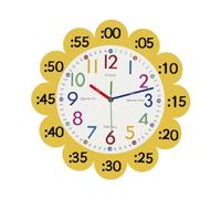 MotiveTech Reloj Infantil con Forma Colorido Reloj Educativo Mente Marcado para Maestros , 20CM , Estilo 1
