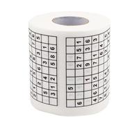 MotiveTech Rollo de Papel Higiénico Sudoku Decoraciones de Cumpleaños Papel Sudoku Divertido