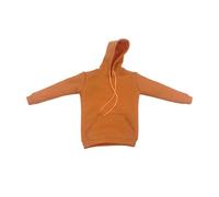 MotiveTech Ropa para Figuras a Escala 1/6, Sudadera con Capucha, Ropa Deportiva, Ropa para Muñecas, Elegante para Figuras de Acción de 12 Pulgadas, Sudadera Real, Naranja