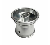 MotiveTech Rueda de Aluminio Llantas para Mini Vehículo Banda Rígida Sustitución Práctica Reducción de Apropiada para Uso Competitivo y, Eje De 13 Cm Con Rodamiento