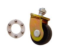 MotiveTech Ruedas Giratorias Universales de Metal de 2 Toneladas para Gato Hidráulico de Piso, Un Accesorio Confiable, Profesional Y Resistente para Gatos Hidráu