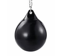 MotiveTech Saco de Boxeo de Agua Reforzado Bolsa de Entrenamiento Pera de Velocidad Colgante PVC Grueso Absorción de Impactos Peso Adaptable Adecuado, Black, 550 700mm