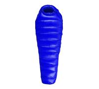 MotiveTech Saco de Dormir de Plumas de 210x80x50cm, para Adulto, 1, Compacto Y Portátil para Acampar, Azul 400g