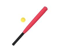 MotiveTech Set de Béisbol Infantil, Juego de Béisbol, Juego Divertido, Bate de Béisbol Y Práctica de Béisbol, Juguete Deportivo para Niños, Adolescentes Y Adulto, 24 Pulgadas, Rojo