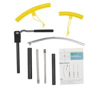 MotiveTech smontadora Neumáticos con Palanca Manual Kit Palancas con Protectores Llanta Portátil Herramienta para ristas