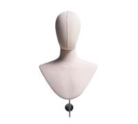 MotiveTech Soporte de Exhibición de Pared Maniquí Cabeza Bust Torso Exhibidor para Accesorios con Placa de 6 Cm Textil Tipo Lienzo Adecuado para Escaparatismo Boutiques Estudios , Style to 2