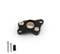MotiveTech Soporte de Palanca de Cambios, Placa de Soporte de Cambio, Reemplazo, Instalación Rápida, Estabilizador Del Eje de Cambio de Motocicleta (para), Negro