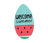 MotiveTech Tabla de Skimboard de Madera con Revestimiento de Alto Brillo, Tabla de Arena para Playa, Tabla de Surf Pequeña para Niños, Principiantes, Adultos, Un, Sandía