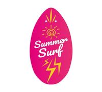 MotiveTech Tabla de Skimboard de Madera con Revestimiento de Alto Brillo, Tabla de Arena para Playa, Tabla de Surf Pequeña para Niños, Principiantes, Adultos, Un, Rosa