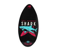 MotiveTech Tabla de Skimboard de Madera de 35 Pulgadas, Tabla de Arena para Playa con Alto Brillo, Tabla de Surf para Principiantes en Viajes Y Deportes Acuático, Negro