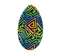 MotiveTech Tabla de Skimboard de Madera de 35 Pulgadas, Tabla de Arena para Playa con Alto Brillo, Tabla de Surf para Principiantes en Viajes Y Deportes Acuático, Verde