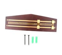 MotiveTech Tabla Marcadora de Snooker para Billar Montado en Mesa Dispositivo de Puntuación de Madera Resistente Accesorio Portátil para Juegos de Inter, Rojo
