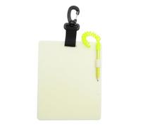 MotiveTech Tablero de Escritura para Buceo, Tablero de Escritura Subacuático, Profesional, Práctico, Lápiz Utilizable Incluso en La Oscuridad, para Submari