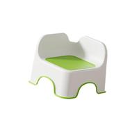 MotiveTech Taburete Infantil, Taburete Escalonado, Diseño Ergonómico Multiusos, Silla Infantil, Taburete Cambiador de Zapatos, Reposapiés, para Cocina, Guardería, Verde, Individual