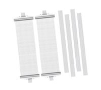 MotiveTech Tapetes para Caja con Cintas, Piezas de Instrumentos de Percusión, para Ensamblaje, Blanco