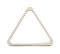 MotiveTech Triángulo de Billar Soporte Accesorio de Mesa Rack de Bolas Marco de Triángulo Compatible con Juegos de Carambola Pool y Snooker con Configuración, White 5.72MM