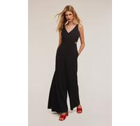 Motivi Jumpsuit With Cut-out In Polyviscose Black Talla: 32 | Monos Outlet | Mujer | Negro