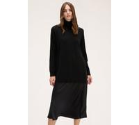 Motivi Knit Dress With Satin Slip Black Talla: XS | Vestidos Midi Outlet | Mujer | Negro