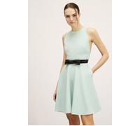 Motivi Mini Dress With A Bow At The Waist Multicolor Talla: 38 | Mini Vestidos Outlet | Mujer | Blanco