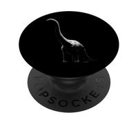 Motivo de arqueología gráfica de Dinosaurio Brachiosaurus PopSockets PopGrip Adhesivo