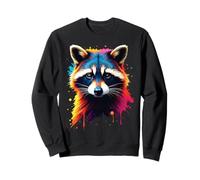 Motivo De Mapache Animal Amante De Los Animales Arte Sudadera
