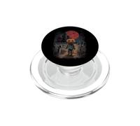 Motivo de Truco o Trato de Fantasma de Calabaza de Halloween PopSockets PopGrip para MagSafe