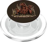 Motivo del Bebé De Oso Marrón para El Equipo De Oso Marrón O PopSockets PopGrip para MagSafe