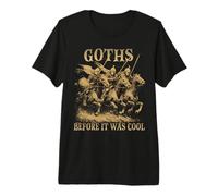 Motivo del Humor de la migración del Jinete gótico Camiseta Premium