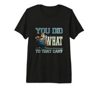 Motivo Divertido del Taller del Oso Mecánico. Camiseta Premium
