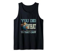Motivo Divertido del Taller del Oso Mecánico. Camiseta sin Mangas