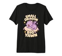 Motivo dragón pequeño Gran bostezo Camiseta Premium