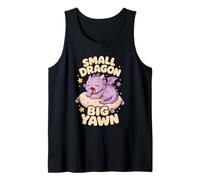 Motivo dragón pequeño Gran bostezo Camiseta sin Mangas