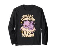 Motivo dragón pequeño Gran bostezo Manga Larga