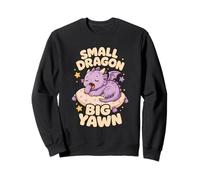Motivo dragón pequeño Gran bostezo Sudadera