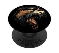 Motivo Nutria Amo Nutria Marina Marta Dulce Nutria PopSockets PopGrip Adhesivo
