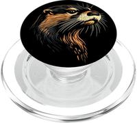 Motivo Nutria Amo Nutria Marina Marta Dulce Nutria PopSockets PopGrip para MagSafe