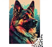 Motivo Pastor Puzzle de Papel 1000 Piezas para Adultos Arte Animal Rompecabezas Educativo Papel Grueso decoración Mural 70x50cm/1000pcs