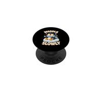 Motivo pingüino Camina despacio PopSockets PopGrip Adhesivo
