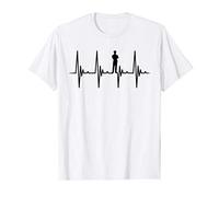 Motivo policial Latidos de corazón Comisarios Patrulla Camiseta