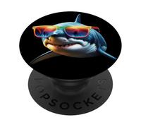 Motivos de Tiburones Tiburón Tigre Gris Tiburón PopSockets PopGrip Adhesivo