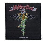 Motley Crue Dr Feelgood Parche tejido y licenciado, multicolor, S