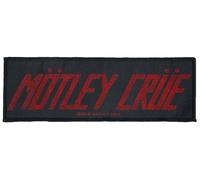 Motley Crue - Mötley Crüe Logo Unisex Parche negro/rojo 100% poliéster