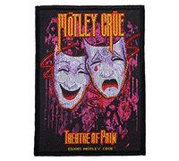 Motley Crue Parche bordado con licencia de Theater Of Pain.