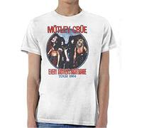 Motley Crue - T-Shirt # L White Unisex # Every Mothers Nightmare