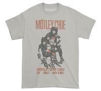 Motley Crue - T-Shirt # L White Unisex # World Tour Vintage