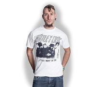 Motley Crue - T-Shirt # M White Unisex # Stencil